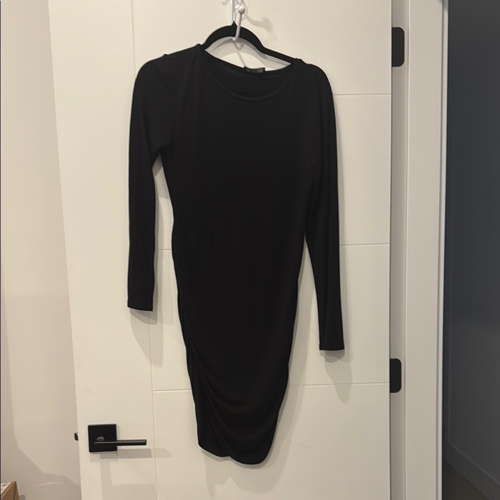 Maternity Long Sleeve Bodycon Dress
